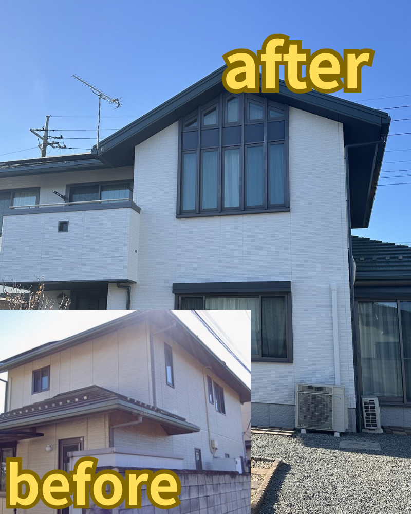 群馬県桐生市N様邸外壁塗装工事のご案内🏠