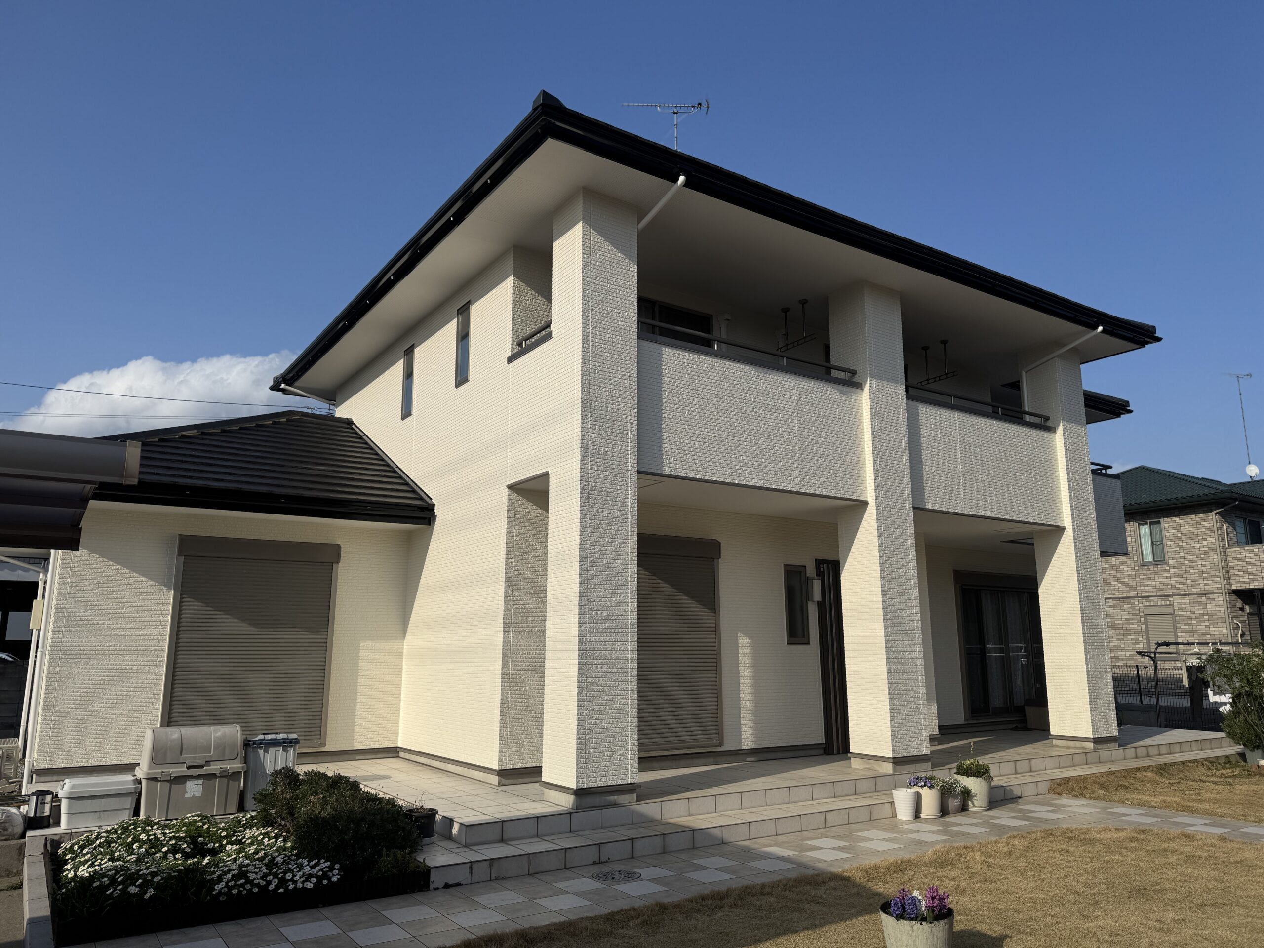 群馬県館林市K様邸 外壁塗装工事のご紹介✨